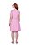 Vestido Rosa Em Malha De Algodão Com Bolsos E Acompanha Faixa Hapuk - 62011 - Imagem 2