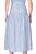 Vestido Maxi Midi Listrado De Off White E Azul Acompanha Cinto Hapuk - 62000 - Imagem 6