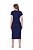 Vestido Midi Azul Em Malha Texturizada E Canelada Com Botões Decorativos Hapuk - 61969 - Imagem 2