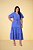 Vestido Maxi Midi Azul Em Viscose Com Poliamida Três Marias Hadaza - 51643 - Imagem 1