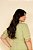Vestido Plus Size Chemise Midi Verde Em Viscopoly Acompanha Cinto Hadaza - 51666 - Imagem 5