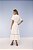 Vestido Maxi Midi Off White Com Bordado E Vivo Em Marrom Acompanha Faixa Titanium - 28092 - Imagem 2