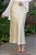 Saia Maxi Midi Off White Em Cetim Império Jeans - 57114 - Imagem 2
