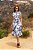 Vestido Midi Estampado Com Gola Laço E Acompanha Faixa Jany Pim - 6490 - Imagem 4
