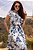 Vestido Midi Estampado Com Gola Laço E Acompanha Faixa Jany Pim - 6490 - Imagem 5