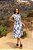 Vestido Midi Estampado Com Gola Laço E Acompanha Faixa Jany Pim - 6490 - Imagem 1