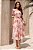 Vestido Midi Estampado Transpassado Em Toque De Seda E Chiffon Jany Pim - 6438 - Imagem 4