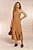Vestido Maxi Midi Caramelo Em Plano Alfaiataria Doce Trama - 106207 - Imagem 1