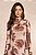 Vestido Longo Estampado Em Tule De Manga Longa Doce Trama - 106264 - Imagem 2