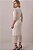 Vestido Maxi Midi Off White Renda Texturizada Tatá Martello - 6142 - Imagem 4