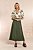 Saia Maxi Midi Verde Em PU E Malha Bodycon Doce Trama - 106319 - Imagem 4