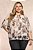 Blusa Estampada Em Tule Decote Gota Com Amarração Doce Trama - 106449 - Imagem 2