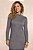 Vestido Maxi Midi Mescla Em Tricot Mesclado De Manga Longa Doce Trama - 106257 - Imagem 2