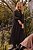 Vestido Longo Preto Em Chiffon Com Brilho Maquinetado Doce Trama - 106174 - Imagem 4