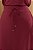 Conjunto De Saia Midi Vinho Em Malha Stretch Com Fendas Laterais Clamila - 10814 - Imagem 3