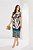 Vestido Midi Estampado Em Malha Stretch De Manga Curta Clamila - 10820 - Imagem 1