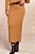 Conjunto De Saia Maxi Midi Caramelo Em Tricot Mesclado Doce Trama - 106258 - Imagem 3