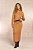 Conjunto De Saia Maxi Midi Caramelo Em Tricot Mesclado Doce Trama - 106258 - Imagem 1