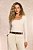 Blusa Off White De Manga Longa Em Malha Microfibra Doce Trama - 106098 - Imagem 1