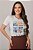 Blusa Off White Em Malha E Estampa Frontal Em Crepe Tatá Martello - 6766 - Imagem 1