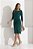 Vestido Verde Em Malha Stretch Com Detalhe De Fivela Orgânica Clamila - 10907 - Imagem 1