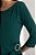 Vestido Verde Em Malha Stretch Com Detalhe De Fivela Orgânica Clamila - 10907 - Imagem 3