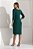 Vestido Verde Em Malha Stretch Com Detalhe De Fivela Orgânica Clamila - 10907 - Imagem 2