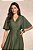Vestido Verde Assimétrico Em Viscose Com Poliamida Doce Trama - 106424 - Imagem 2
