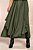 Vestido Verde Assimétrico Em Viscose Com Poliamida Doce Trama - 106424 - Imagem 3