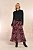 Saia Maxi Midi Estampada Em Chiffon Brilho Maquinetado Doce Trama - 106171 - Imagem 1