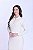 Vestido Maxi Midi Off White Em Malha Canelada De Manga Longa Hapuk - 62069 - Imagem 3
