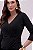 Vestido Preto Em Malha Stretch Com Detalhe De Torção Clamila - 10897 - Imagem 2