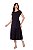 Vestido Midi Preto Em Viscose Três Marias Acompanha Cordão Hapuk - 61812 - Imagem 1
