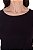 Vestido Midi Preto Em Viscose Três Marias Acompanha Cordão Hapuk - 61812 - Imagem 3