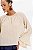 Blusa Bege Em Crinkle De Manga Longa Flare Com Babados Elegance All Curves - 035490 - Imagem 3