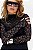 Blusa Preta Em Renda De Manga Longa Com Gola Alta Elegance All Curves - 035400 - Imagem 3