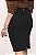 Saia Reta Jeans Black Com Bolsos Frontais E Traseiros Titanium - 28163 - Imagem 2