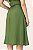 Saia Midi Verde Transpassada Em Viscopoly Laura Rosa - 811217 - Imagem 2