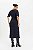 Vestido Maxi Midi Preto Com Botões De Pressão Dourados Elegance All Curves - 053504 - Imagem 2