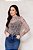 Blusa Estampada Em Tule De Gola Alta E Manga Longa Doce Trama - 107327 - Imagem 1