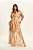 Vestido Plus Size Longo Estampado De Caramelo Em Tule E Acompanha Cordão Doce Trama - 106721 - Imagem 1
