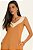 Vestido Maxi Midi Sem Manga Caramelo Com Recortes Off White Doce Trama - 106683 - Imagem 2