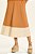 Vestido Maxi Midi Sem Manga Caramelo Com Recortes Off White Doce Trama - 106683 - Imagem 3