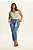 Blusa Plus Size Sem Manga Verde Água Com Estampa Frontal Doce Trama - 106875 - Imagem 2
