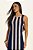 Vestido Sem Manga Maxi Midi Listrado De Azul E Off White Em Tule Doce Trama - 106753 - Imagem 2
