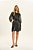 Vestido Preto Em Plissê Silver Com Lurex E Detalhe De Torção Doce Trama - 106811 - Imagem 1