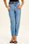 Calça Jeans Mom Cropped Com Termocolantes Doce Trama - 106666 - Imagem 1