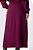 Saia Plus Size Maxi Midi Burgundy Com Detalhe De Botões Frontais Orgânicos - 23381 - Imagem 2