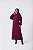 Blusa Plus Size Burgundy De Manga Longa Com Gola Alta E Detalhe De Botões - 23384 - Imagem 3