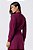 Blusa Burgundy De Manga Longa Com Gola Alta E Detalhe De Botões - 14004 - Imagem 2